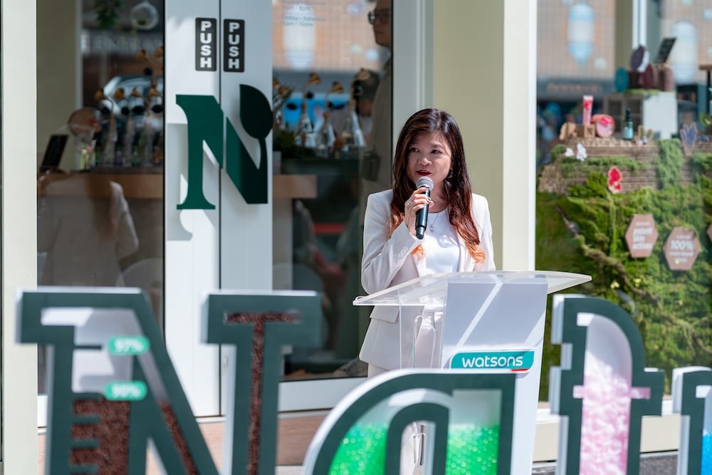 PHOTO: Naturals by Watsons | Caryn Loh, COO of Health & Beauty Asia at the grand opening of Naturals by Watsons pop-up